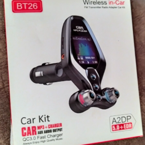 BT-26 Wireless Car MP3 Player + Charger